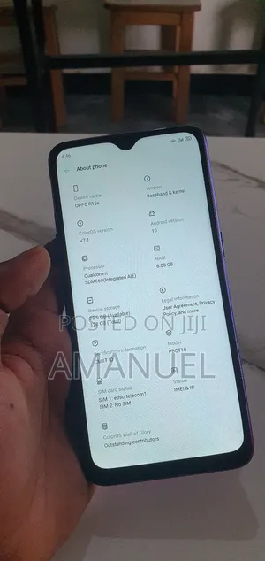 New Oppo R15x 128 GB Blue