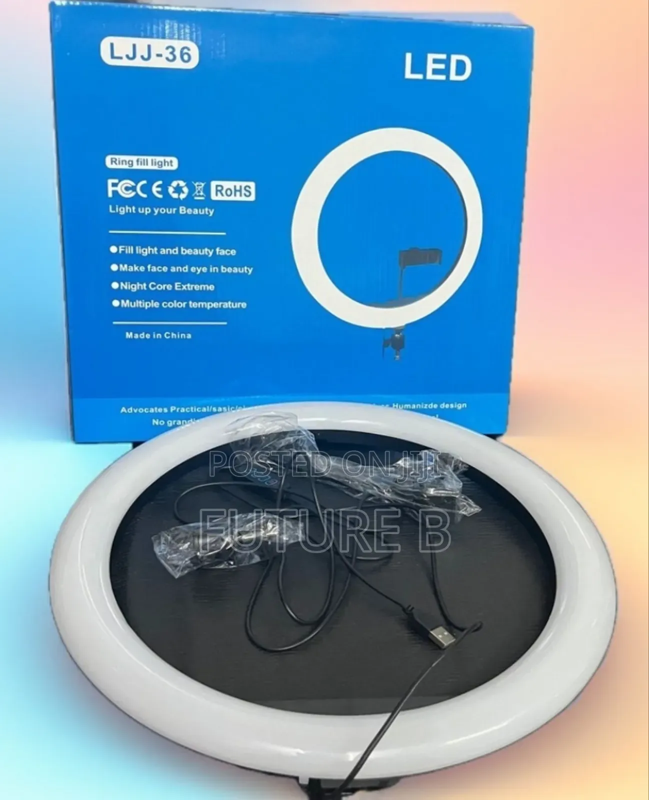 14" Led Ring Light: Lightweight, Durable, Effective.