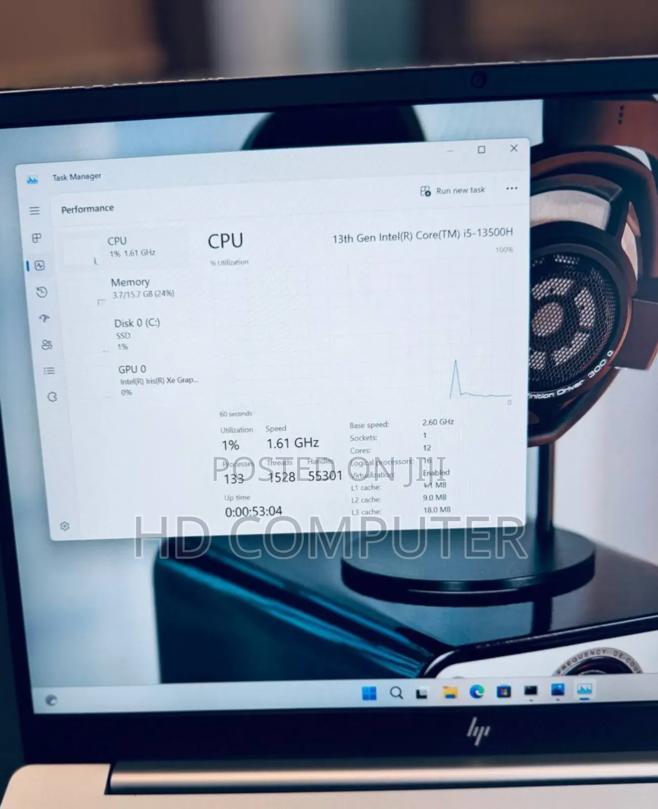 New Laptop HP Pavilion 15 16GB Intel Core I5 SSD 512GB