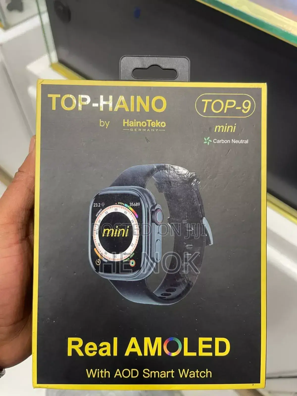 Haino Teko Top-9 Smart Watch With 3 Strap