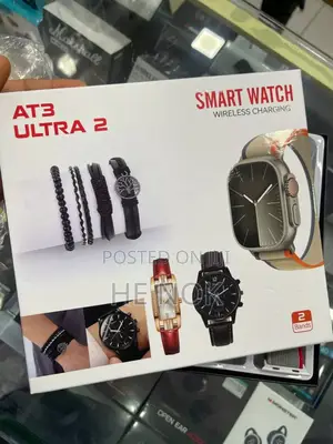 At3 Ultra 2 Smart Watch Wireless Charging Best Package