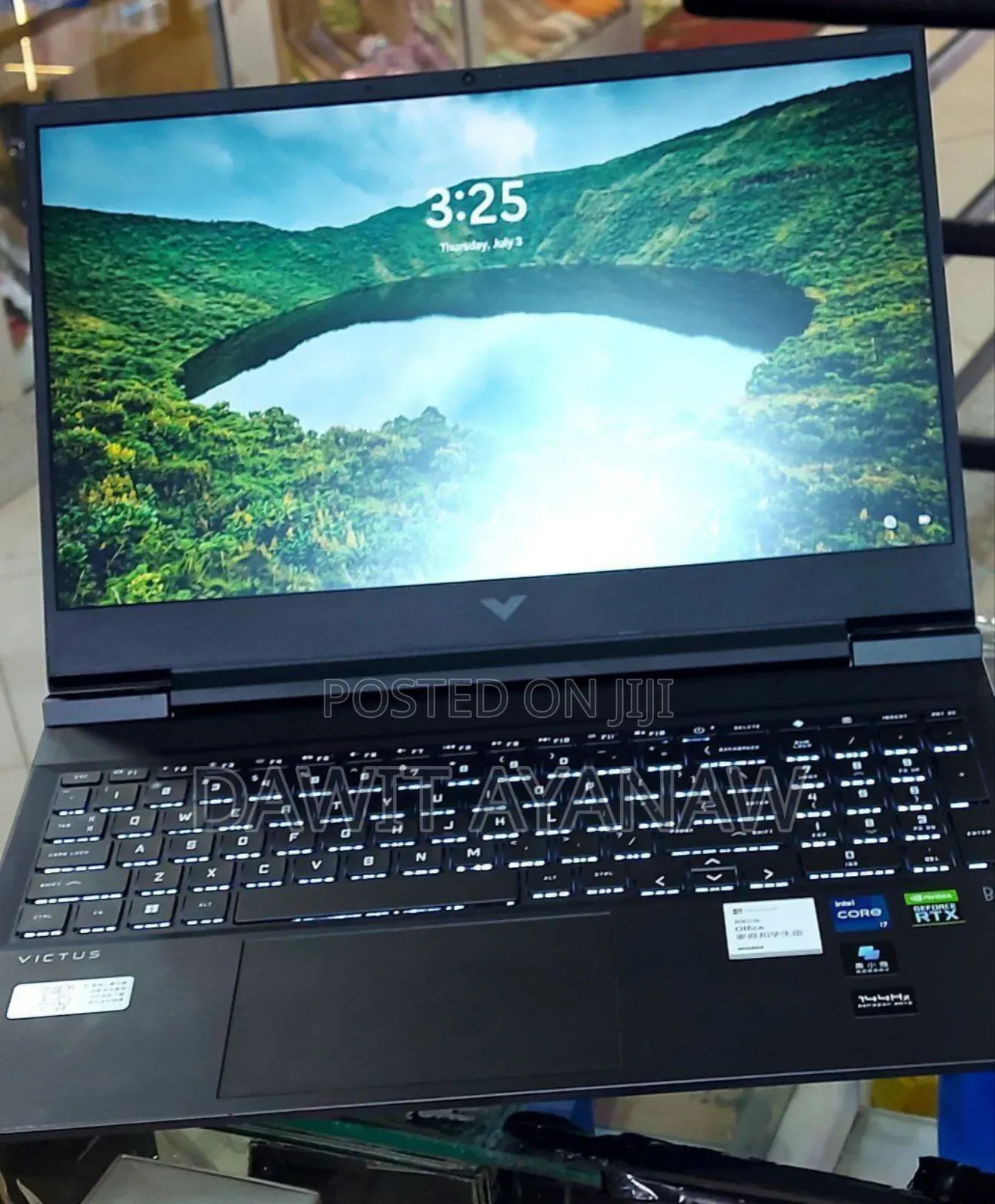 New Laptop HP Victus 16 16GB Intel Core I7 SSD 512GB