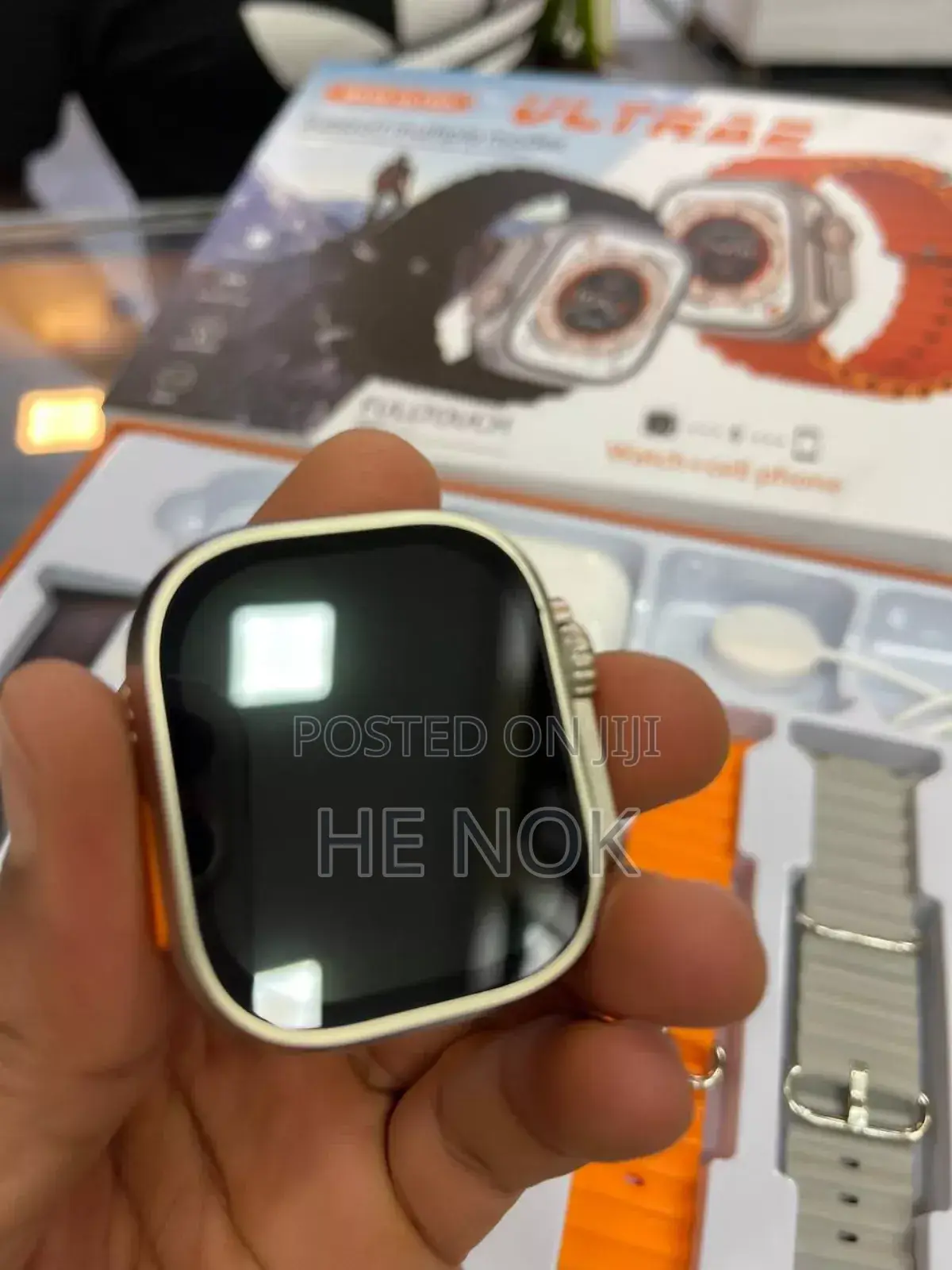 Mk68 Ultra Smart Watch With 8 Strap And Airpod