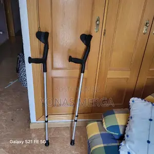 Photo - Crutches糰፯crutches፳∆Evolution Elbow Crutches - Blue§Πelbow Crutches