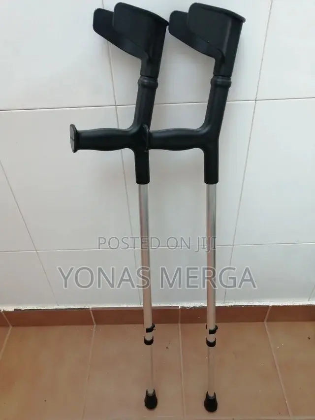 Crutches宜c/Okranch#Healthcare Adjustable Comfort Grip Crutches-Regular