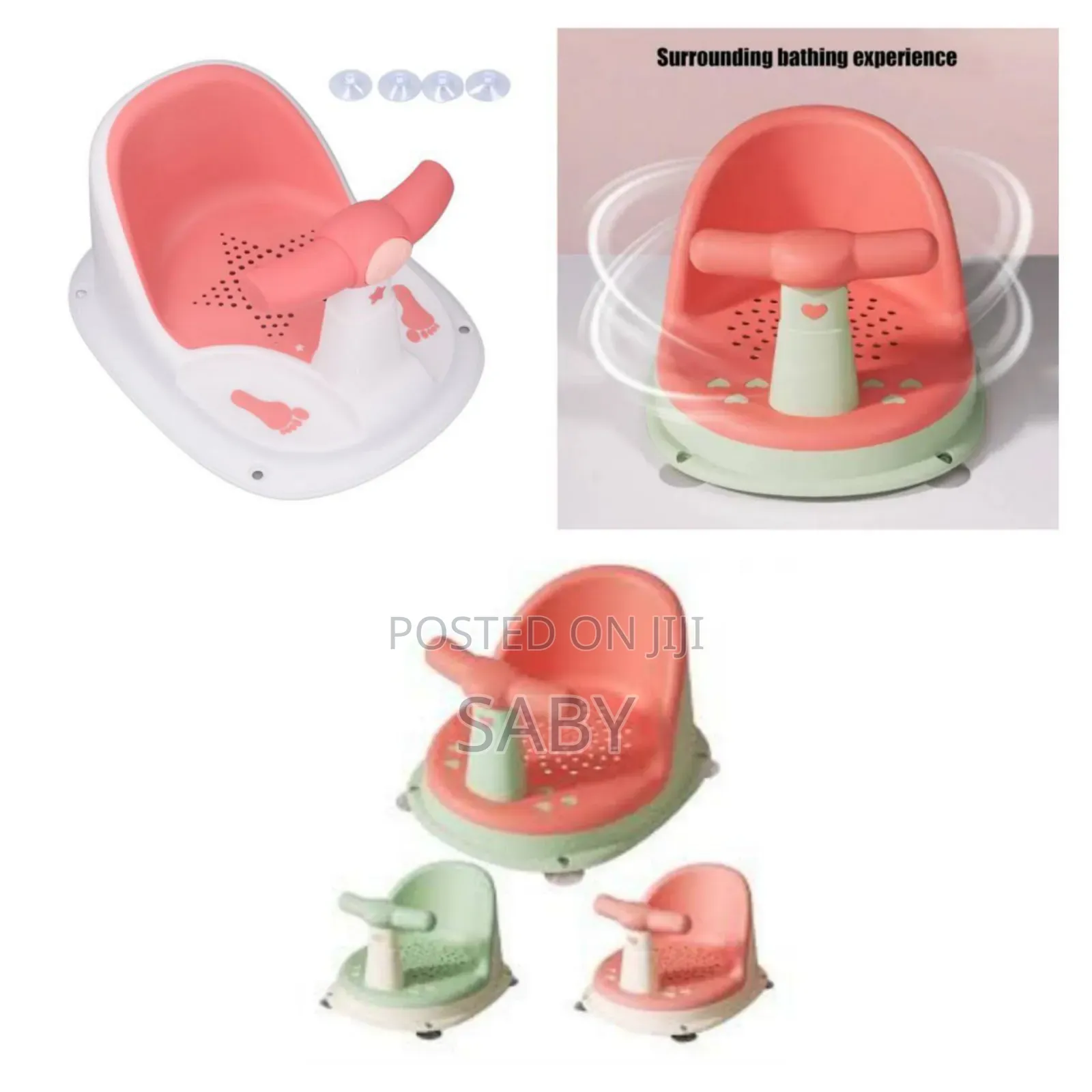 Baby Bath Seat With Sunction Cups
