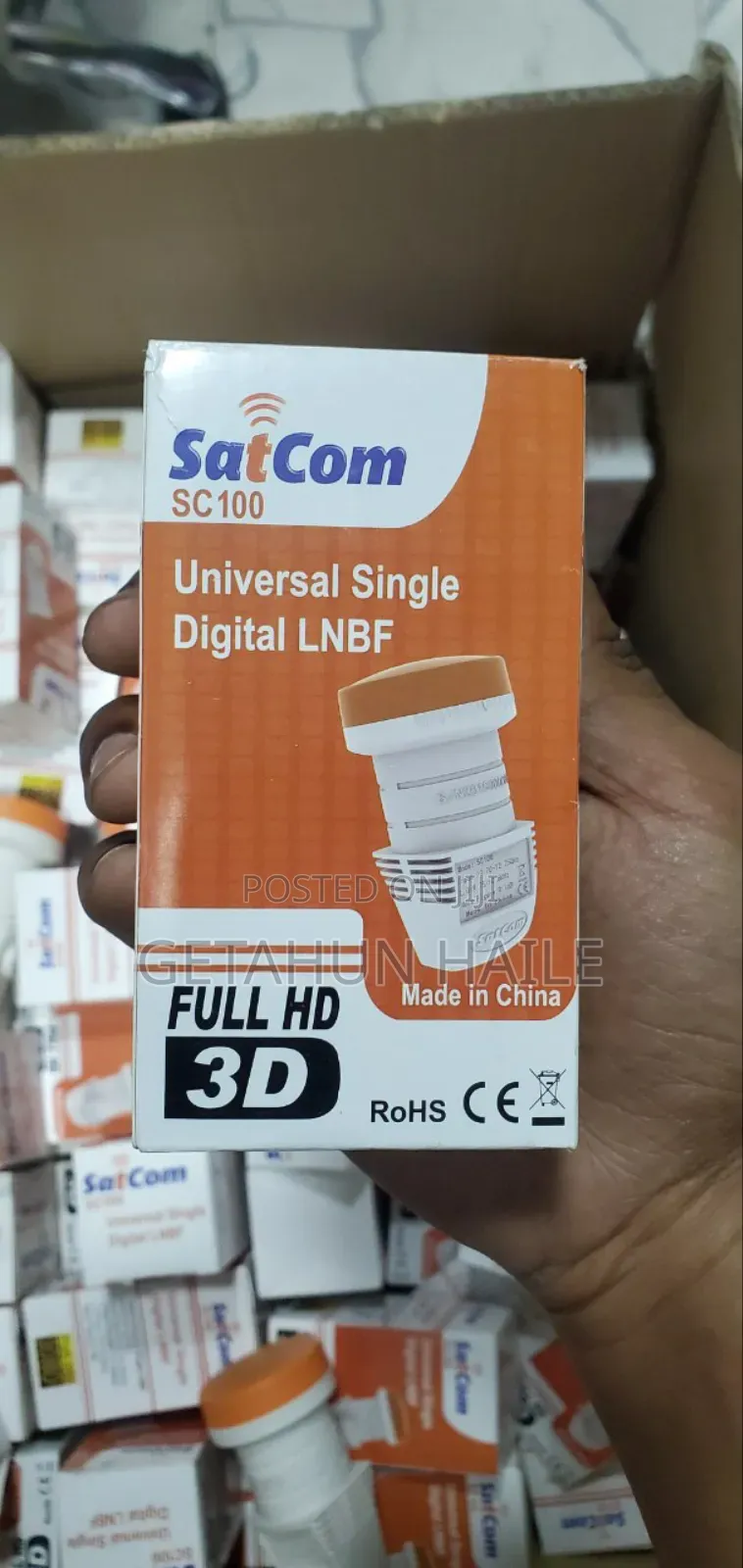 Satcom Single Lnb (Satcom Sc100 Universal Single Digital Lnbf)