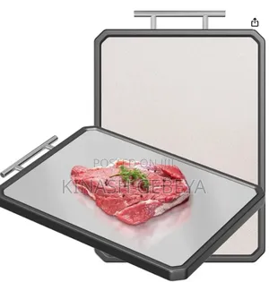 Stainless Steel Double Side Cutting Board(ዘመናዊ መክተፊያ)