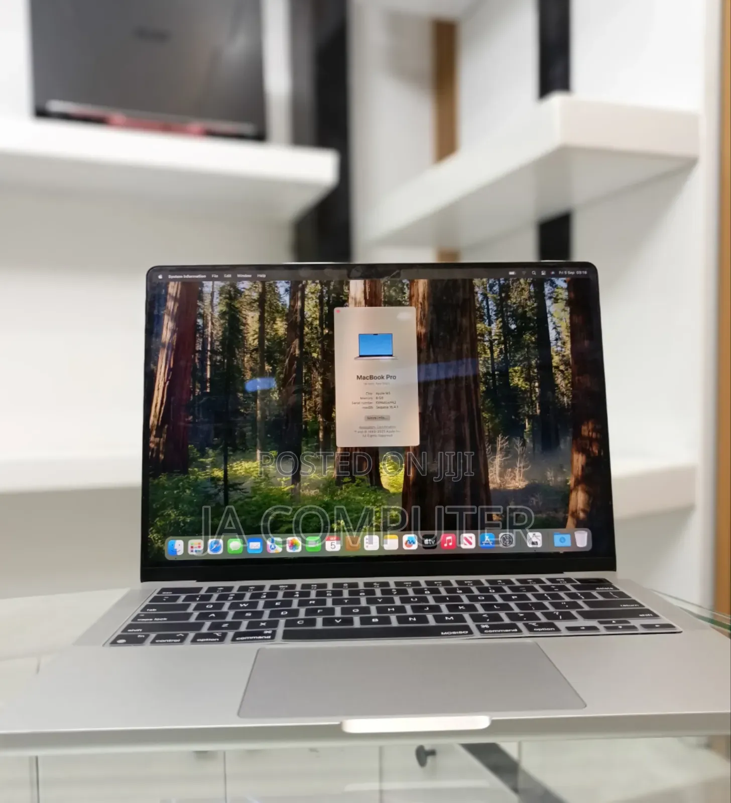 New Laptop Apple MacBook Pro 2023 M3 14-Inch 8GB Apple M3 Pro SSD 512GB