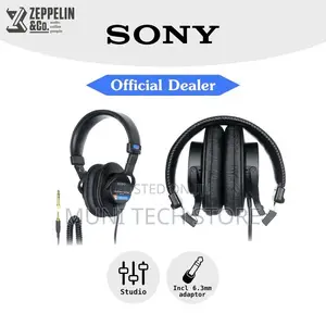 Sony Mdr7506 Headphones Are Large Diaphragm Foldable Headphones