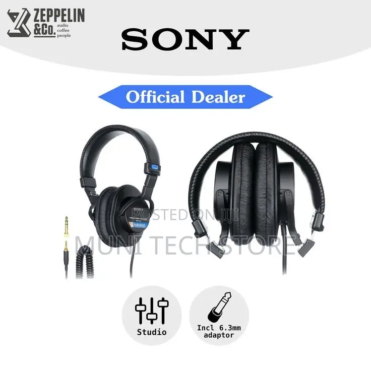 Sony Mdr7506 Headphones Are Large Diaphragm Foldable Headphones