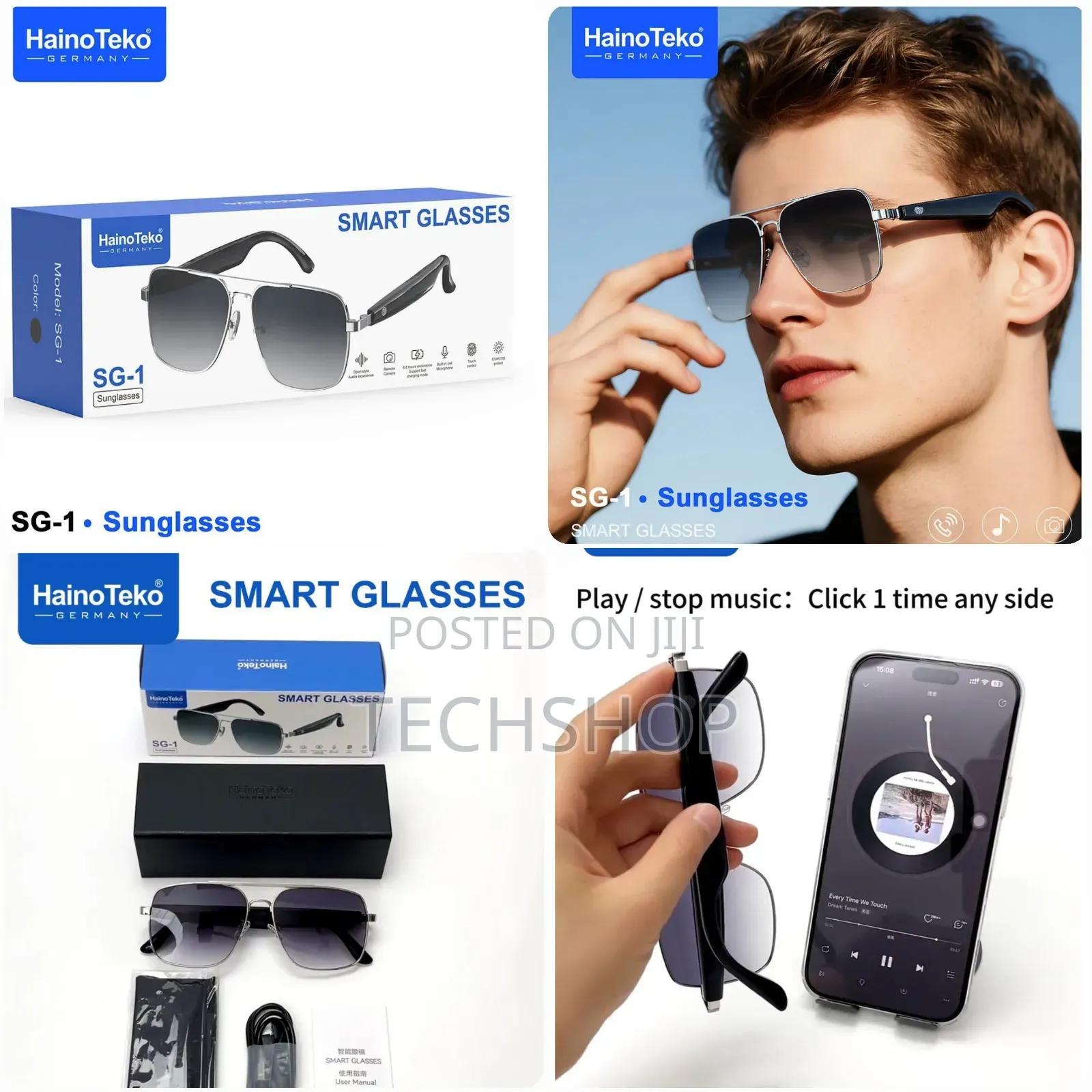 Haino Teko Sg-1 Bluetooth Sunglasses
