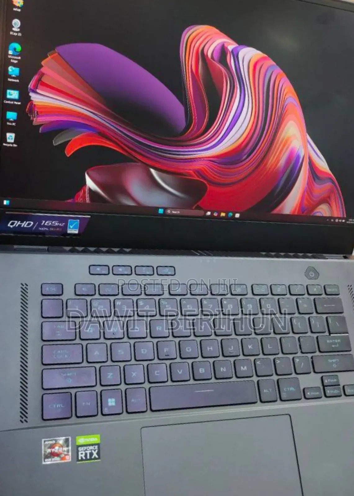 New Laptop Asus ROG Zephyrus G15 16GB AMD Ryzen 9 SSD 1T