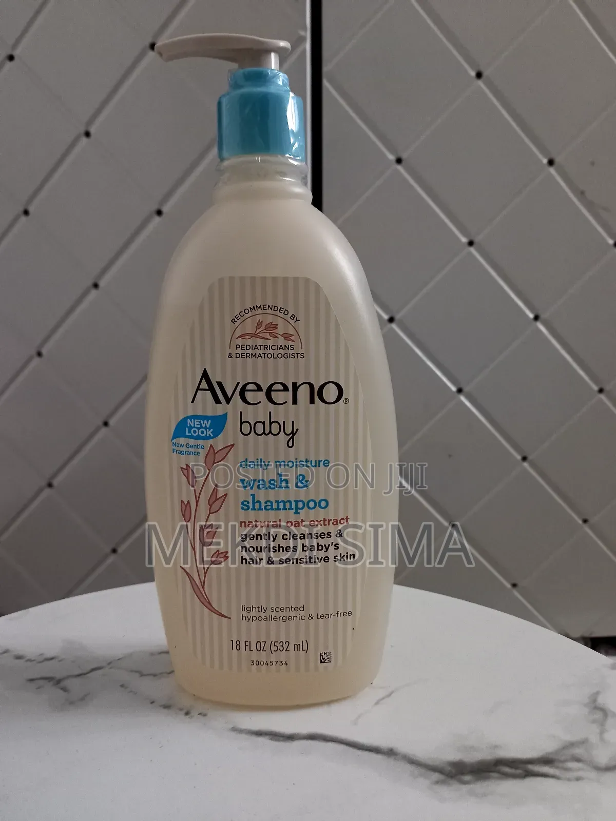 Original Usa Aveeno Baby Wash Shampoo