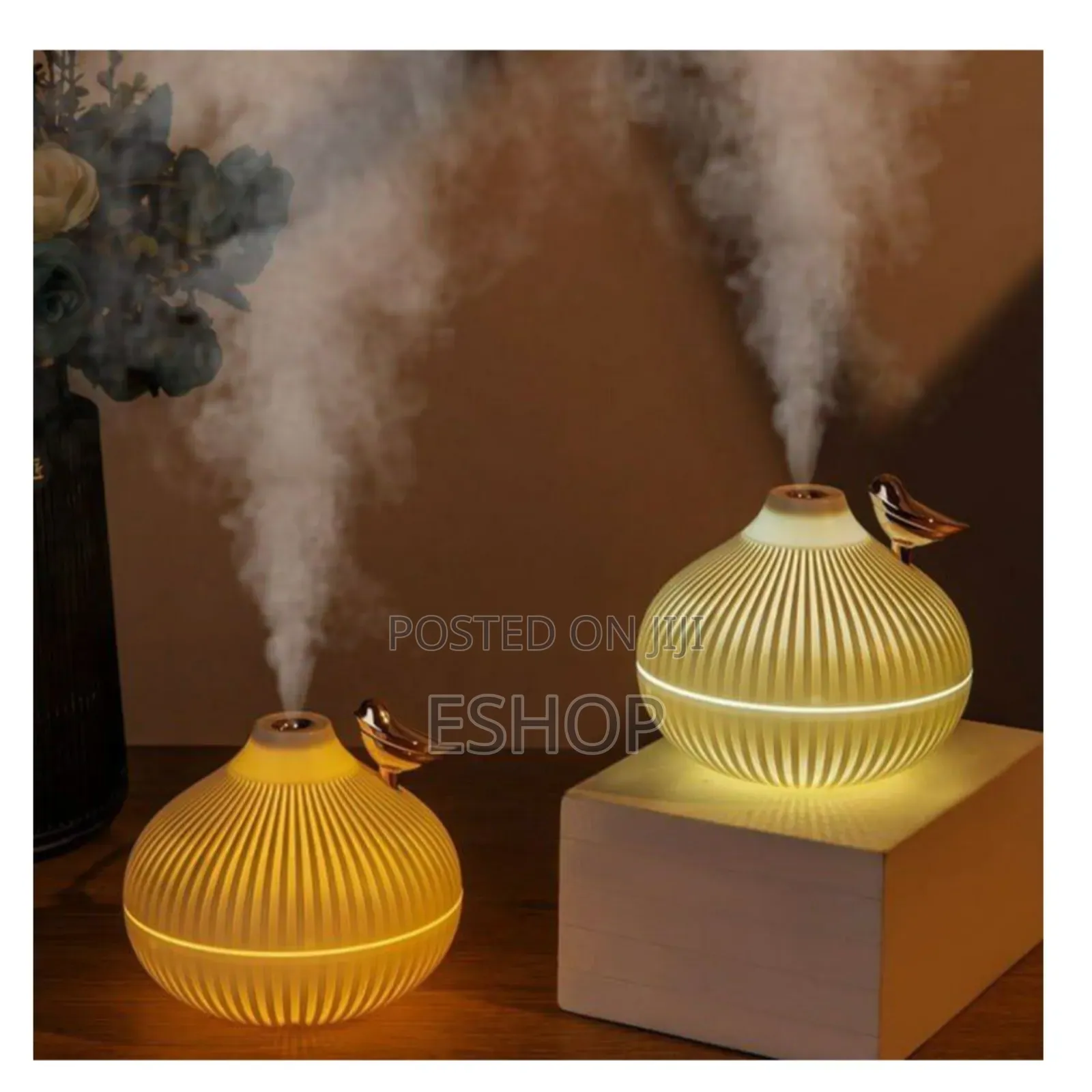 Onion Air Humidifier With 3-Color Led Mood Light