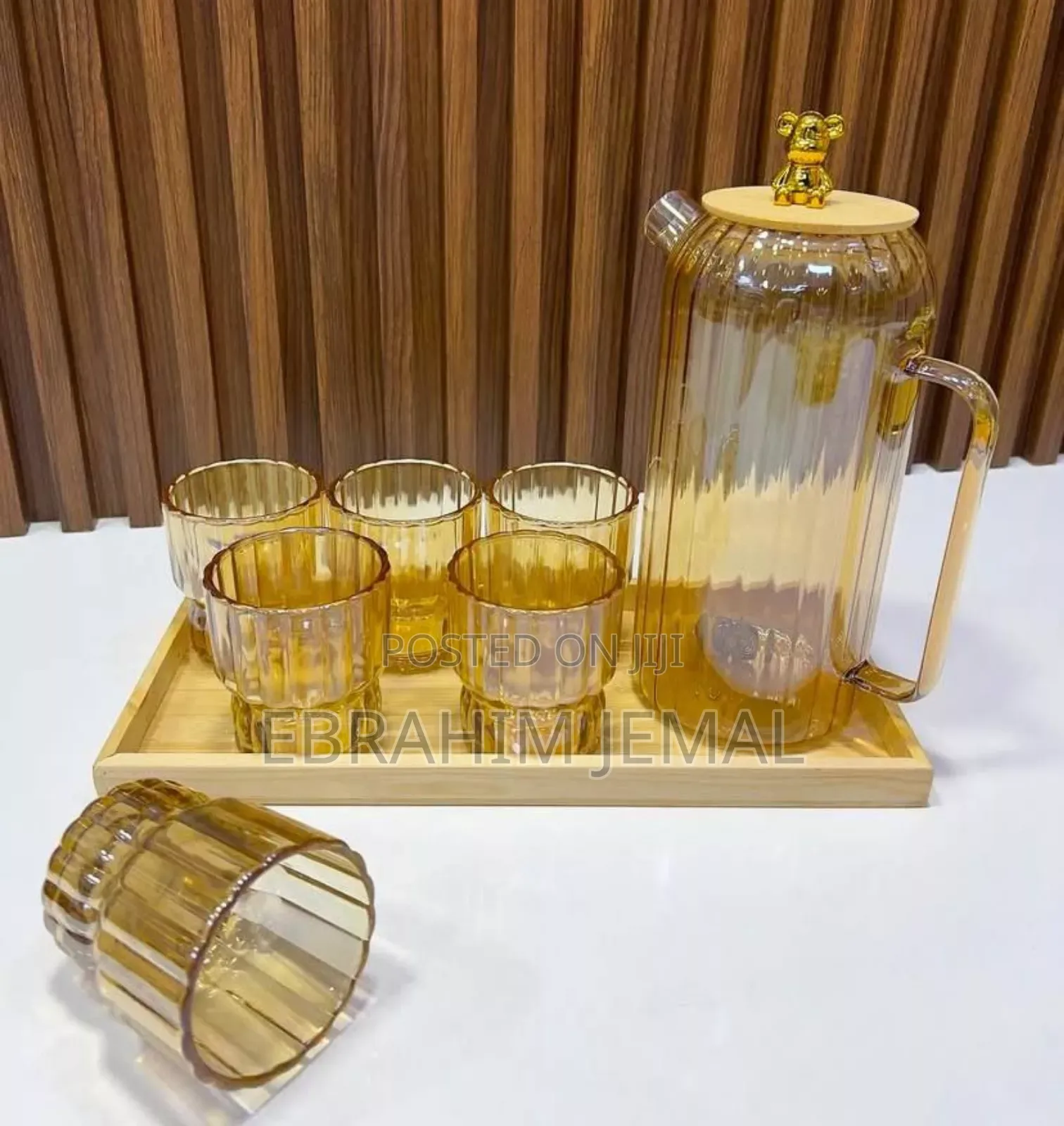 7pcs Glass Water Set