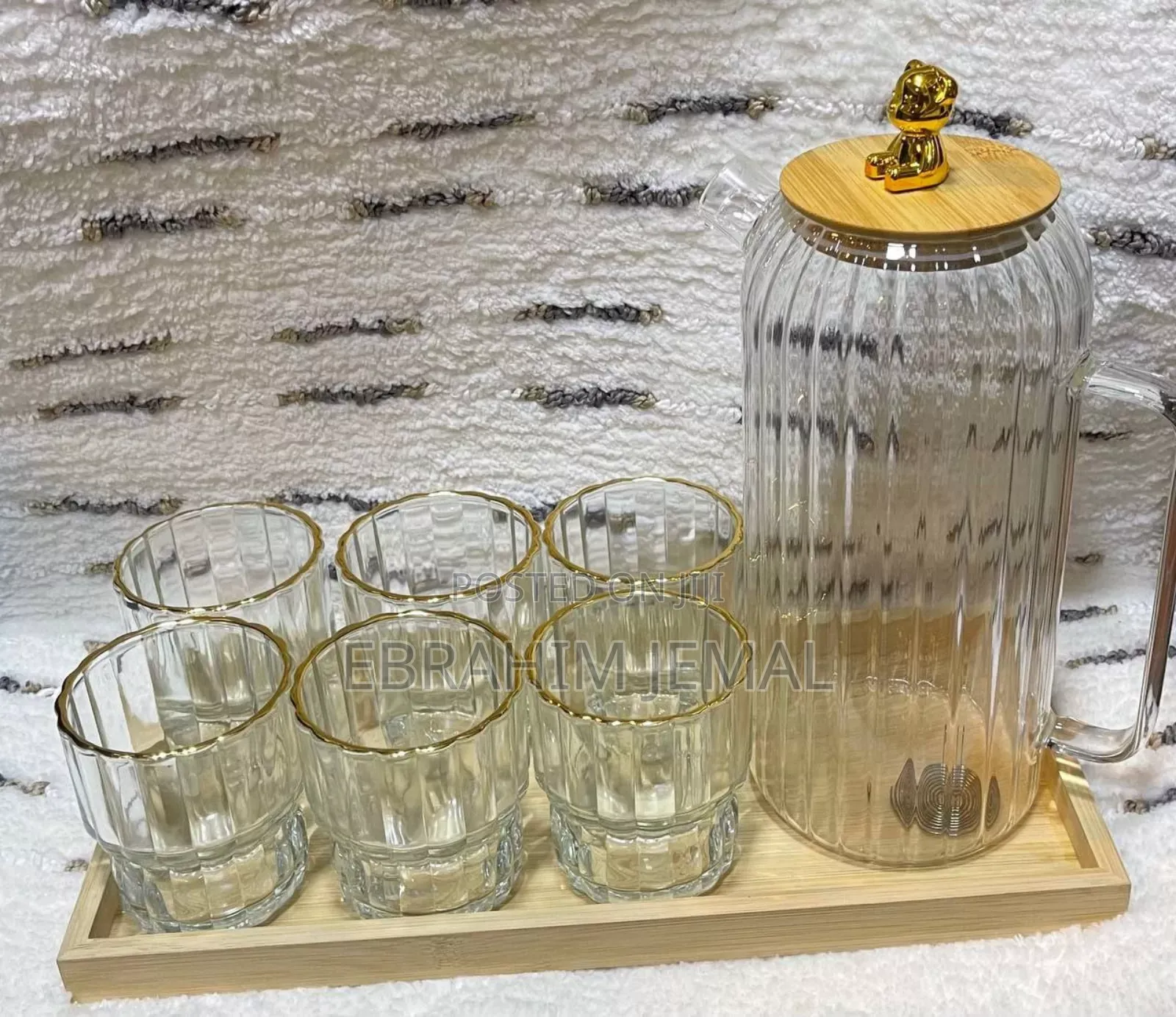 7pcs Glass Water Set
