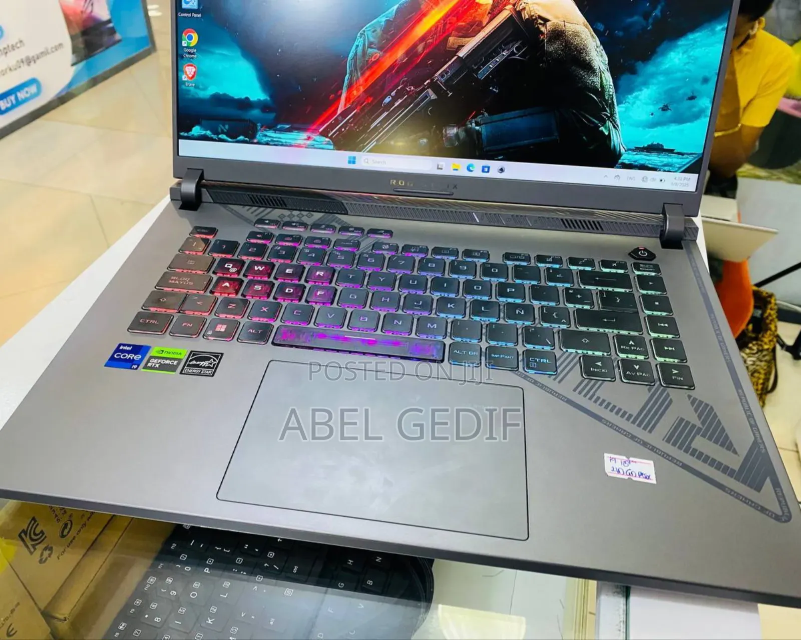 New Laptop Asus ROG Strix G16 G614 16GB Intel Core I7 SSD 1T