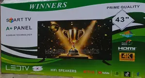 Winners Tv 43" Smart Android Tv New Arrival 2025 Double Glass Tv