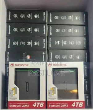 Photo - 4tb Transcend External Hard Disk Drive Storage