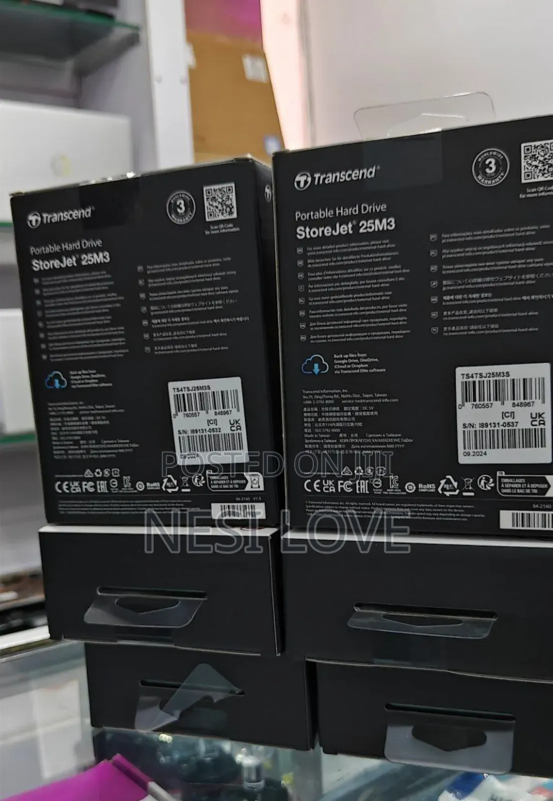 4tb Transcend External Hard Disk Drive Storage