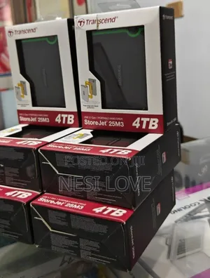 4tb Transcend External Hard Disk Drive Storage
