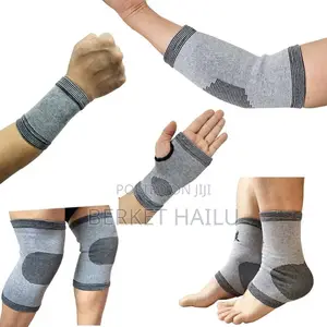 8pcs Bamboo Charcoal Fitness Protective Gear Set