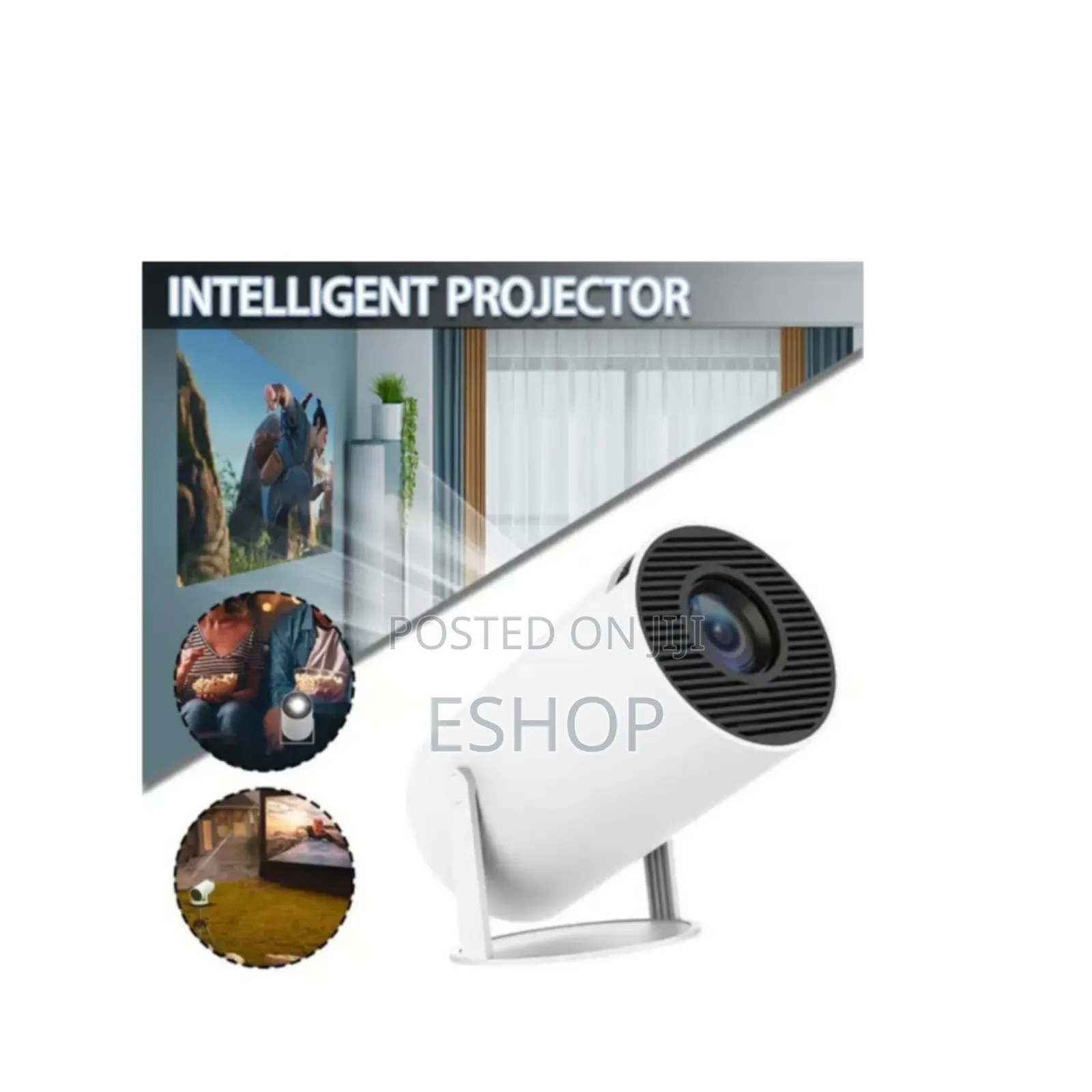 180° Rotatable Android Projector With Support Bt 5.0