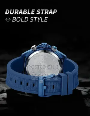 Naviforce Casual Sport Original Silicone Strap Man's Wristwatch