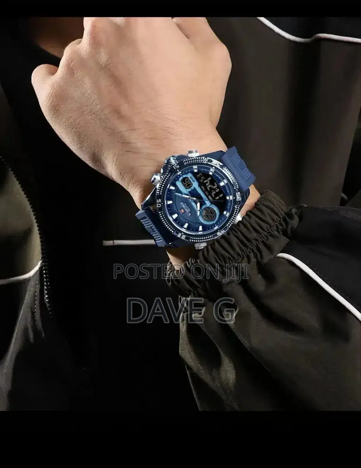 Naviforce New Original Men Luxury Watch Dual Display Military Sport