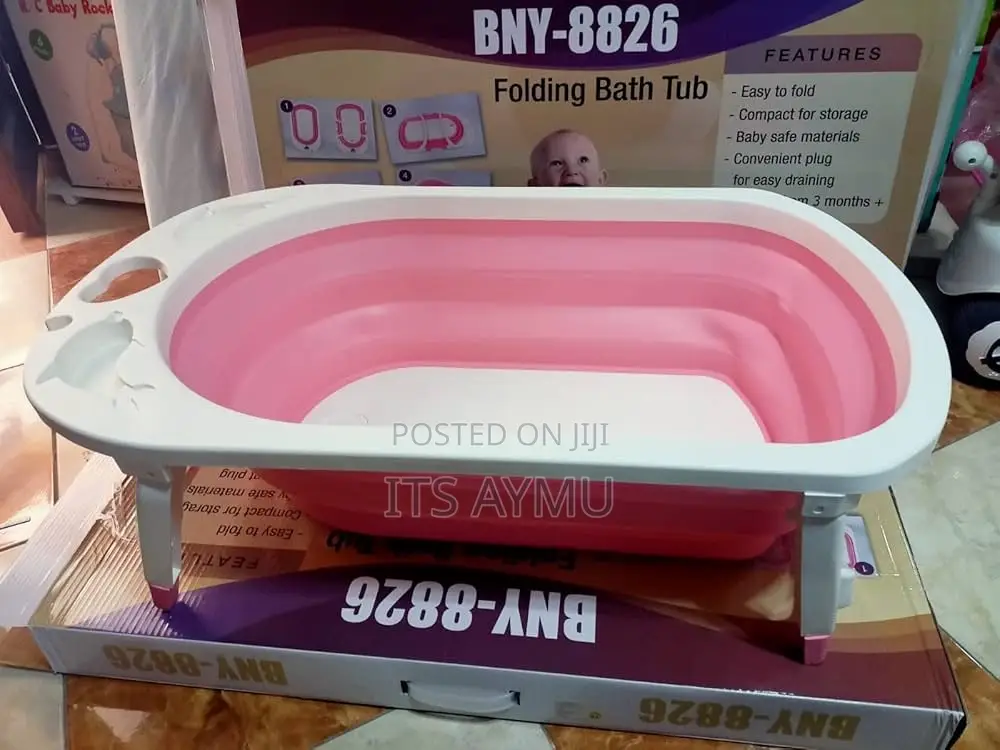 Foldable Baby Bath Tub ተጣጣፊ የህፃናት ማጠቢያ