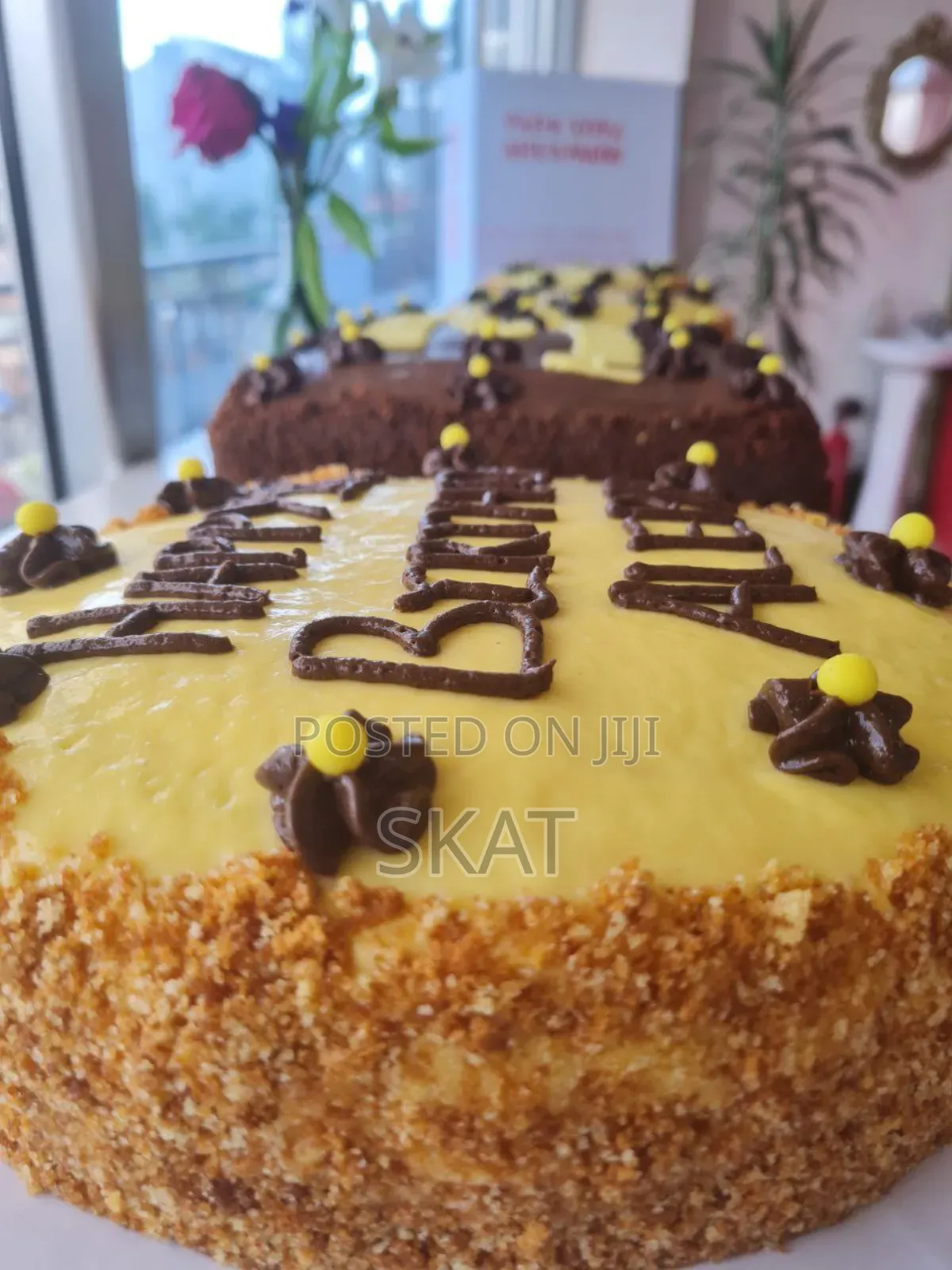 Custrad and Chocolate Custrad Cake for Order