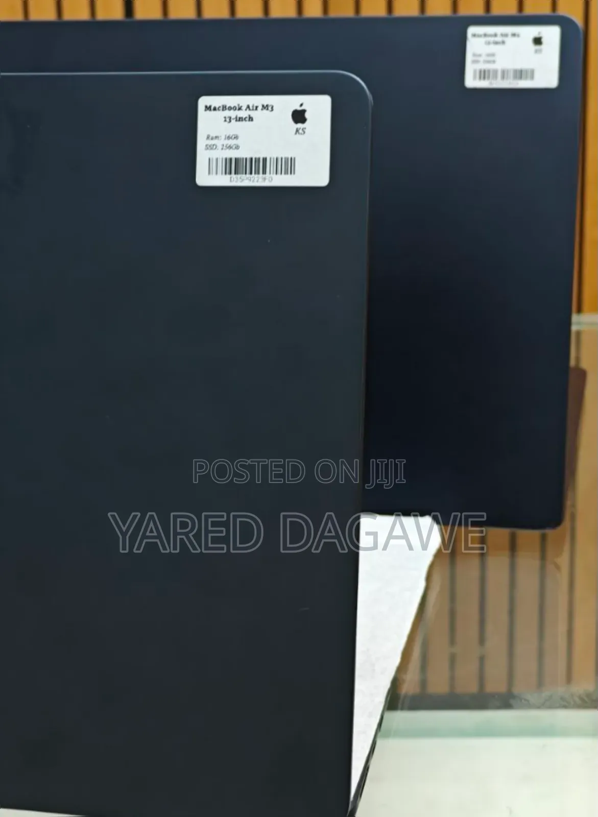 New Laptop Apple MacBook Air 2024 M3 13-Inch 16GB Apple M3 SSD 256GB