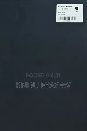 New Laptop Apple MacBook 16GB Apple M3 SSD 256GB