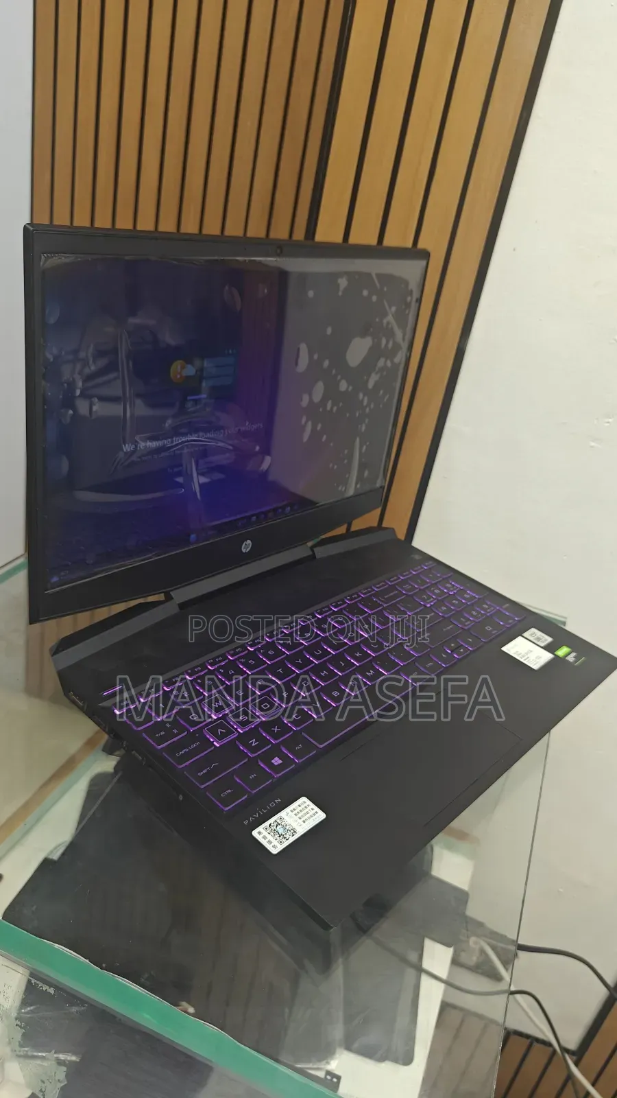 New Laptop HP Pavilion Power 15 16GB Intel Core I7 SSD 512GB