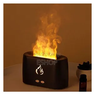 Photo - Flickering Flame Essential Oil Diffuser - 200ml Usb Air Purifier