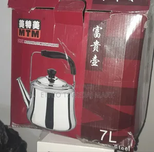 7l Stainless Steel Whistling Kettle ማንቆርቆሪያ