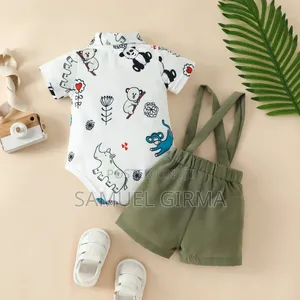 Mk- 0671 Babyboy Casual 2 Piece Set Short and Tshirt Set Size: 0-18