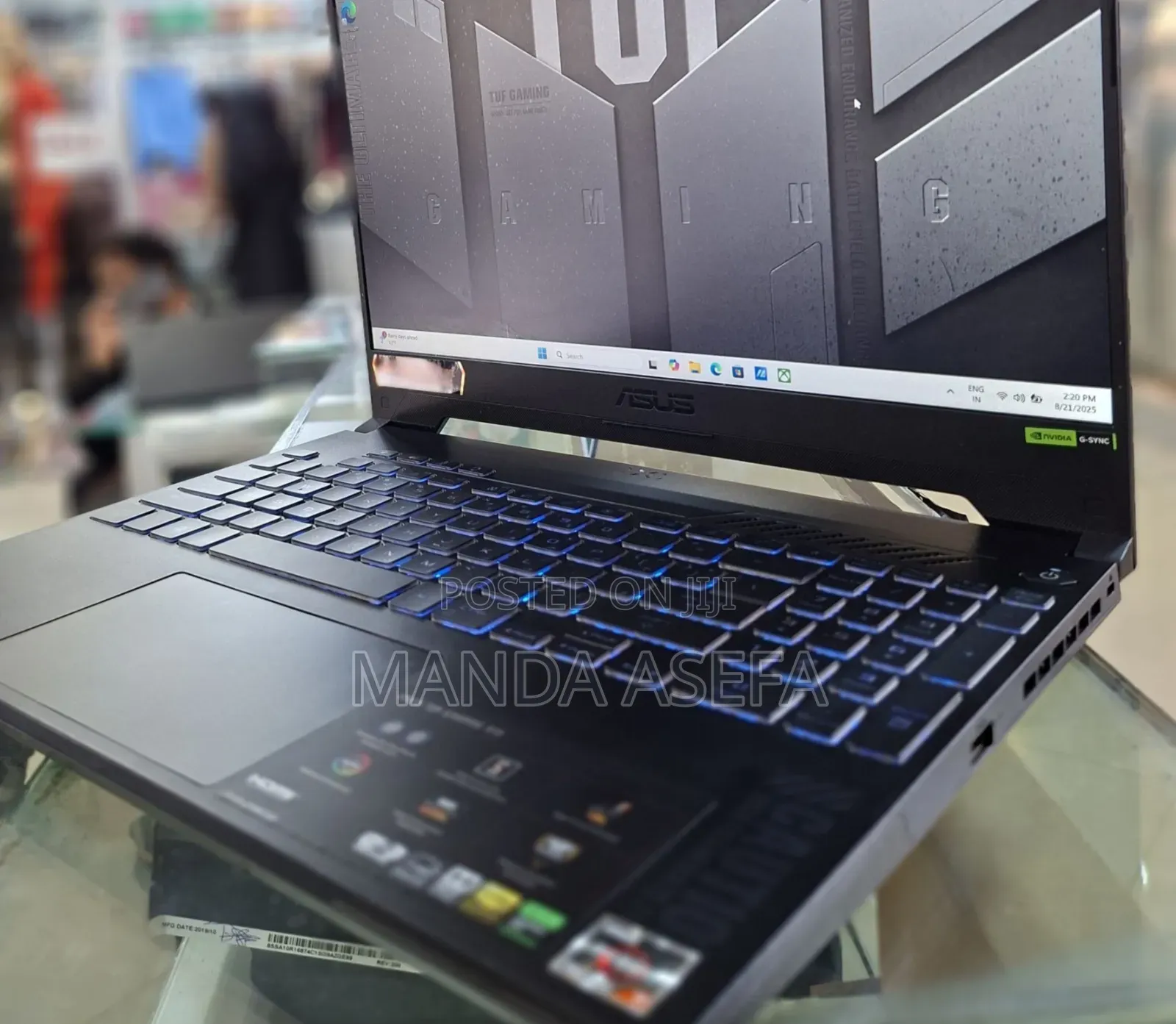 New Laptop Asus TUF Gaming A15 16GB AMD Ryzen 7 SSD 512GB