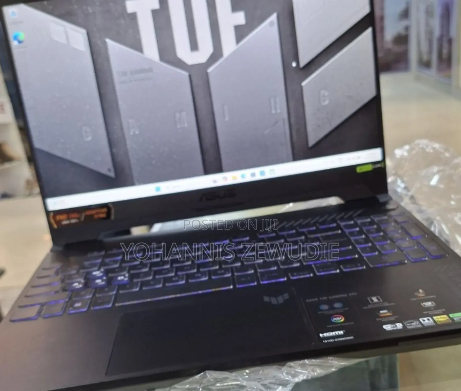 New Laptop Asus TUF Gaming A15 16GB AMD Ryzen 7 SSD 512GB