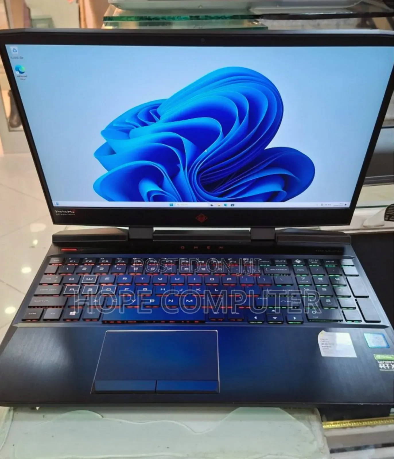 New Laptop HP Omen 15 16GB Intel Core I7 SSD 256GB