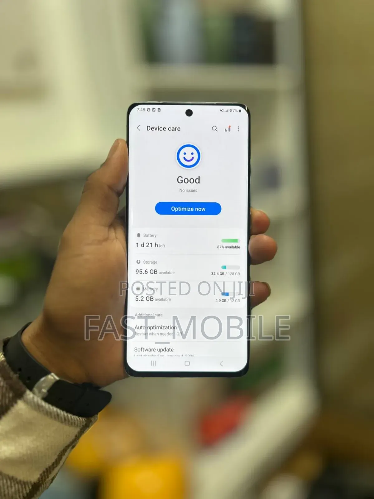 New Samsung Galaxy S21 Ultra 5G 256 GB Blue