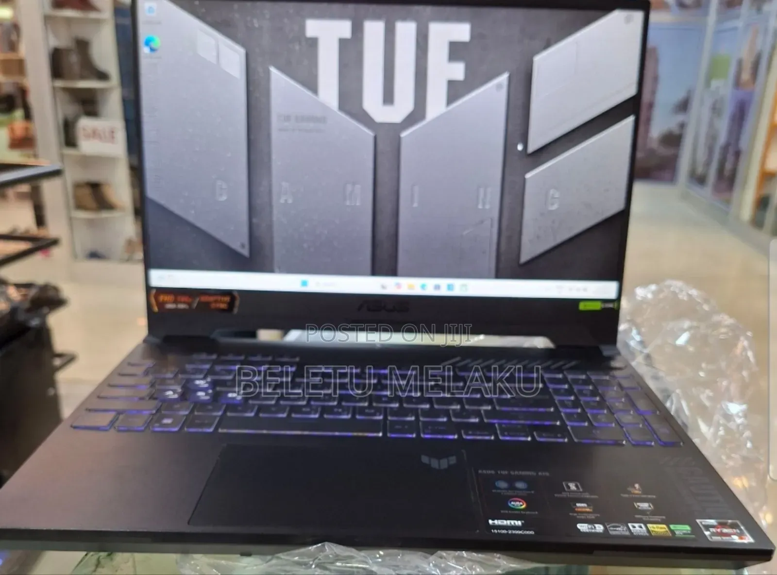 New Laptop Asus TUF Gaming A15 16GB AMD Ryzen 7 SSD 512GB