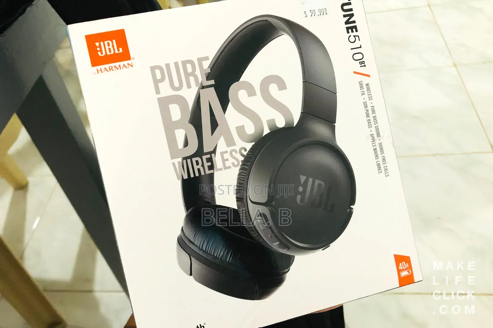 JBL 510bt Headset: Day to Night Comfort.
