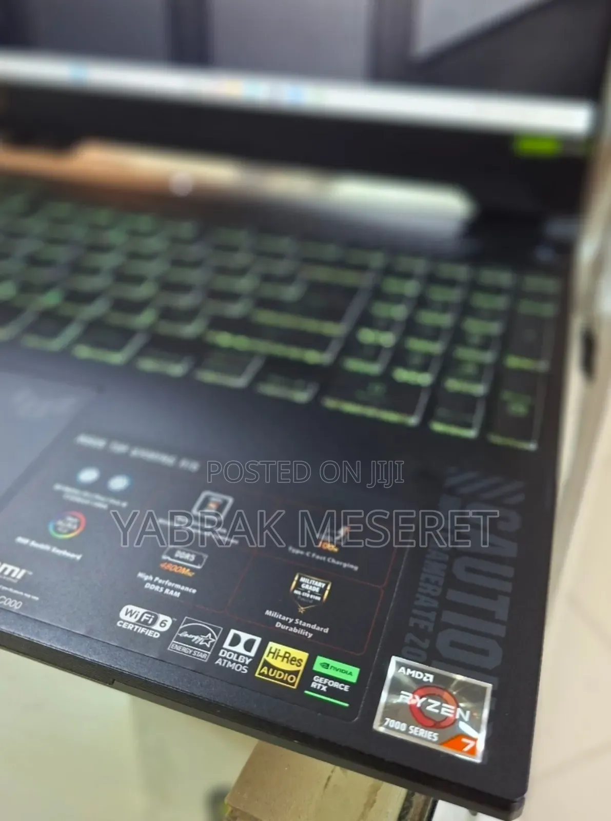 New Laptop Asus TUF Gaming A15 16GB AMD Ryzen 7 SSD 512GB