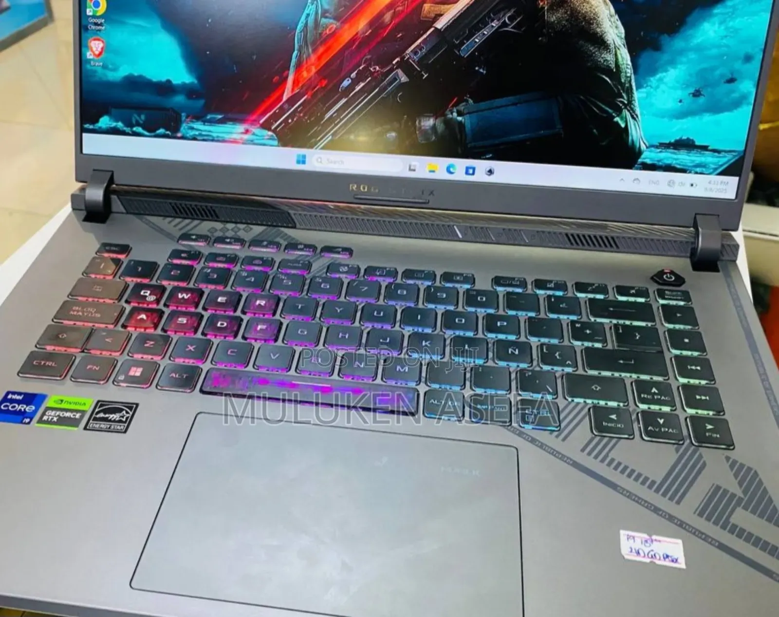 New Laptop Asus ROG Strix G15 48GB Intel Core I9 SSD 1T