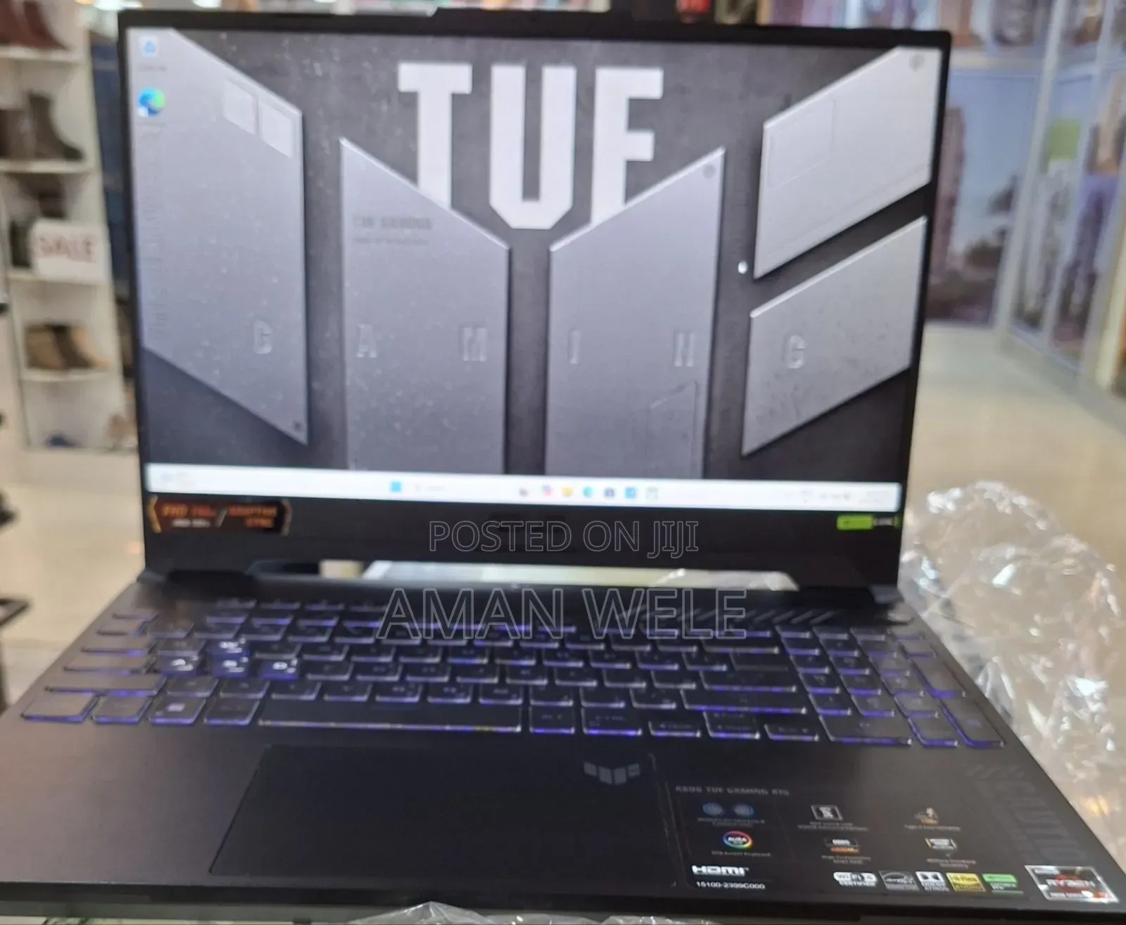 New Laptop Asus TUF Gaming A15 16GB AMD Ryzen 7 SSD 512GB