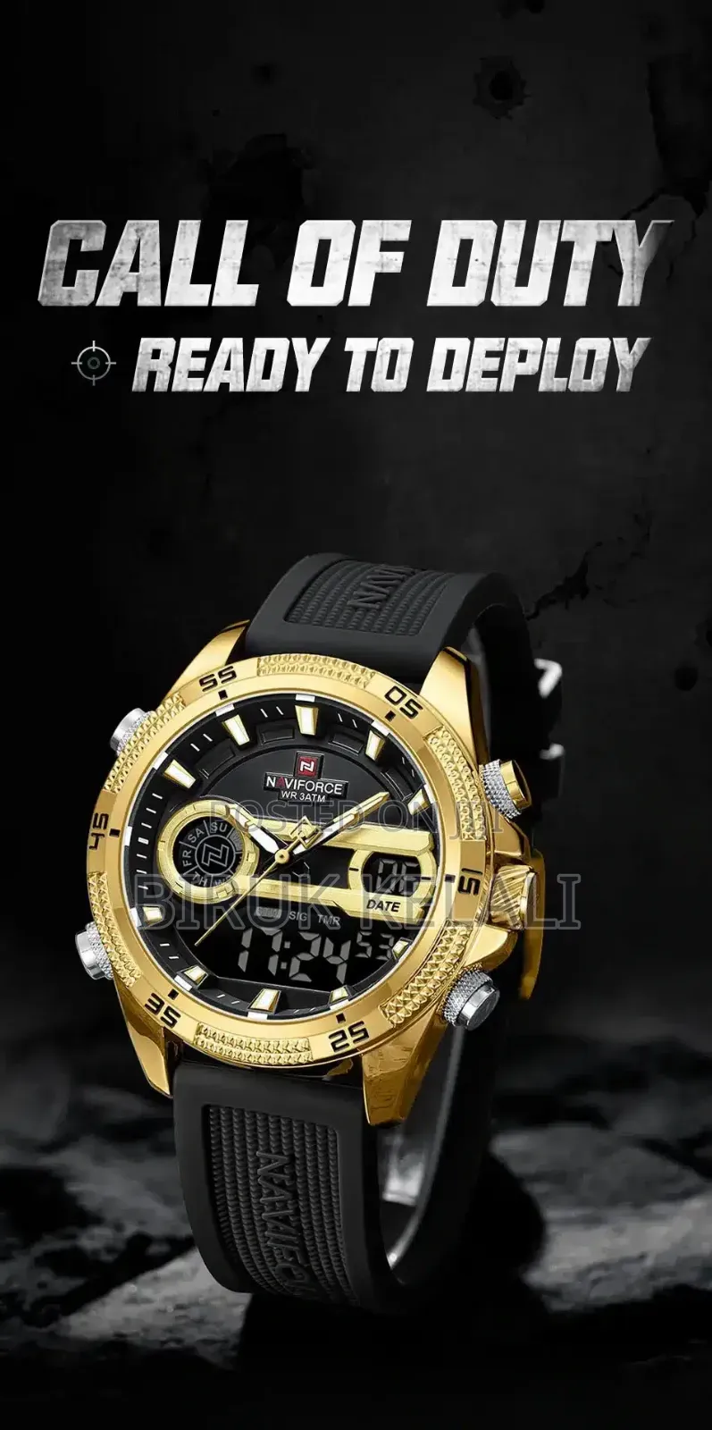Navi Force Waterproof Watch