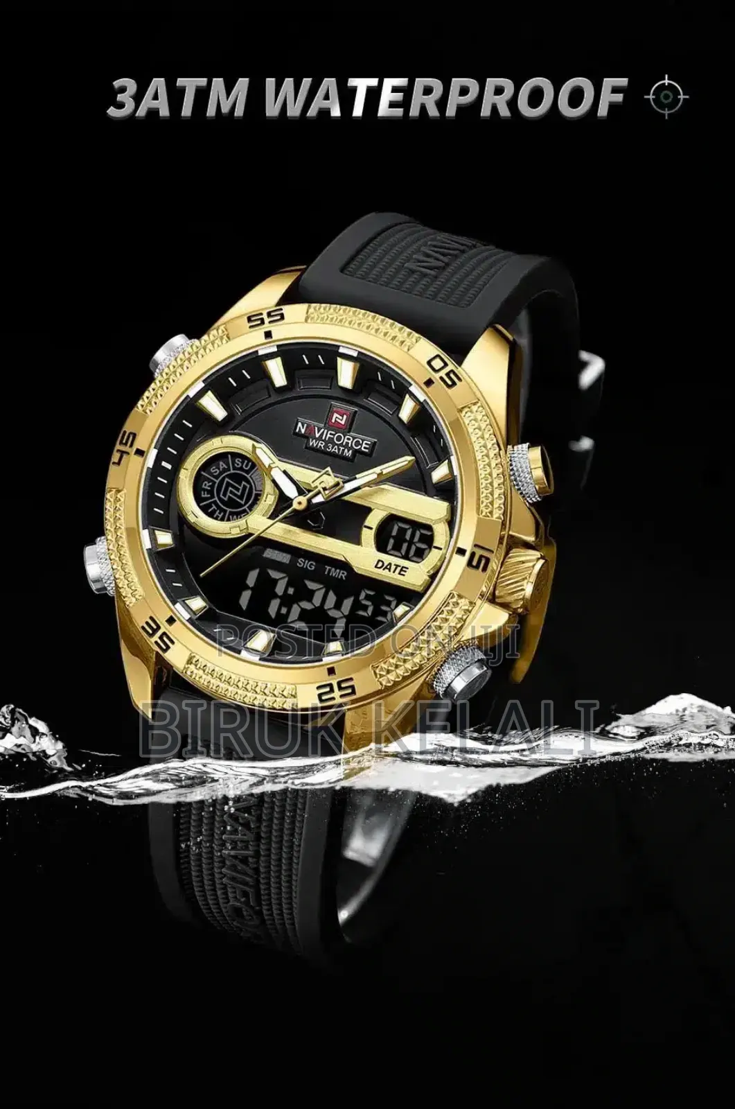 Navi Force Waterproof Watch