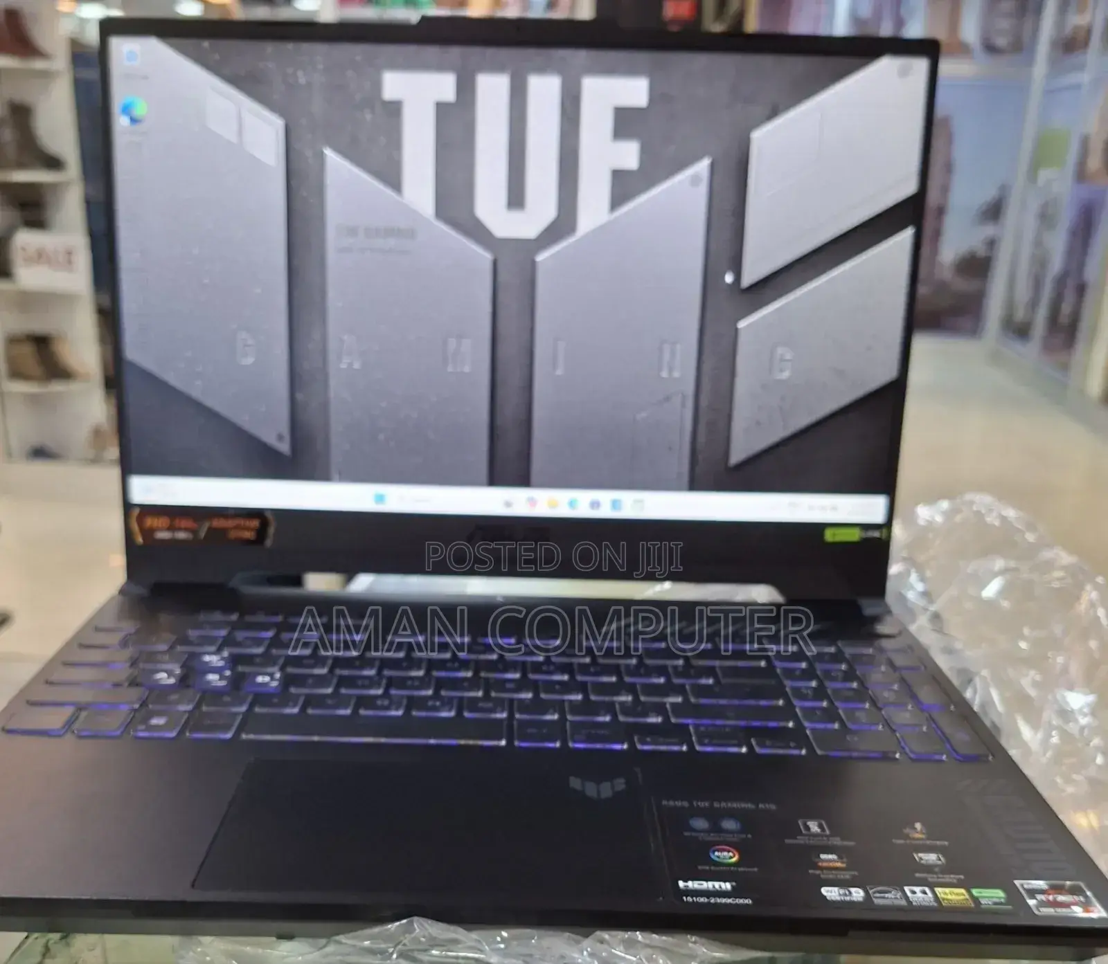 New Laptop Asus TUF Gaming A15 16GB AMD Ryzen 7 SSD 512GB